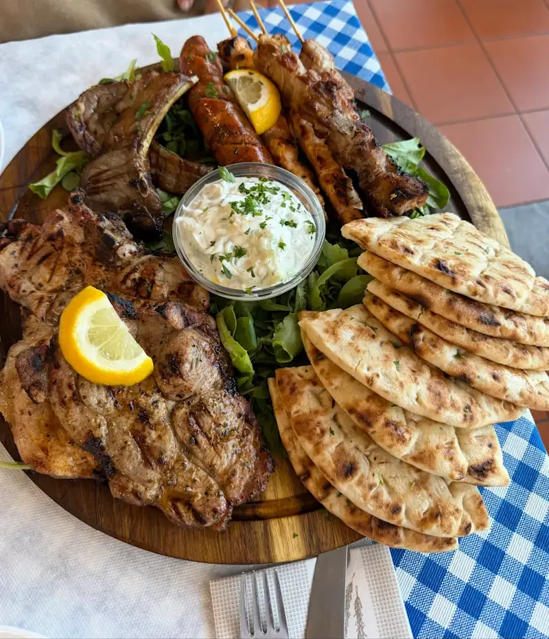 Gyros di maiale con pita greca
